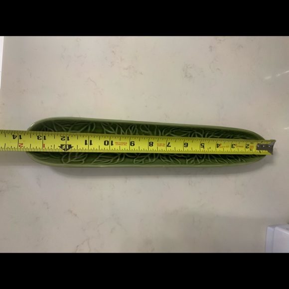 🫒 Green Ceramic Serving Plate/Dish - Picture 5 of 9